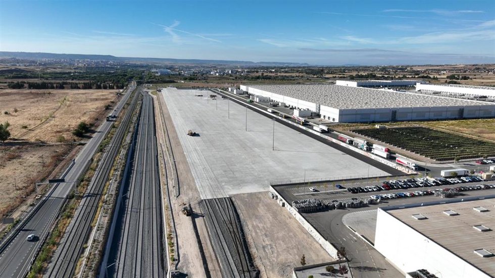Vista aérea de PortTarragona Terminal Guadalajara-Marchamalo.