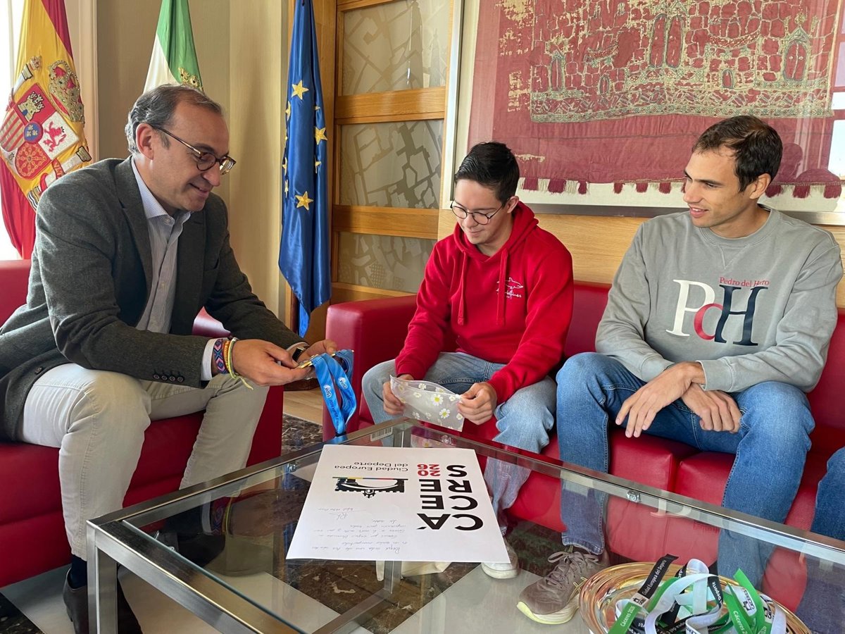 El nadador Guillermo Gracia será embajador de Cáceres como Ciudad Europea del Deporte en 2026