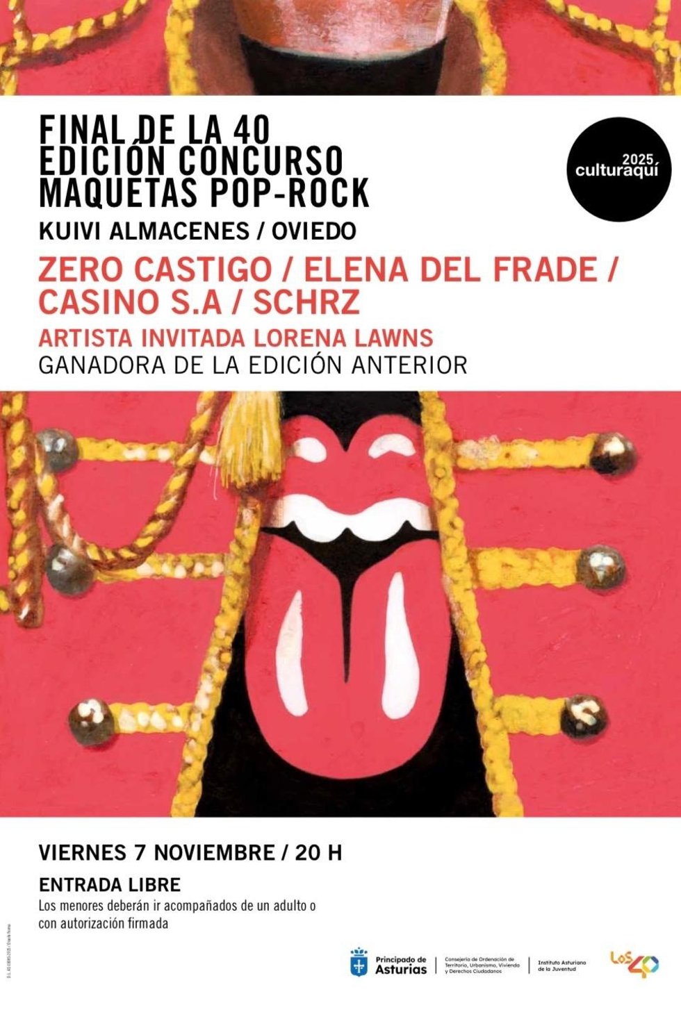 Cartel del concurso.