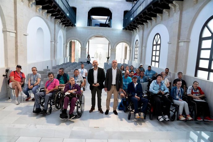 Participantes del campus inclusivo 'FAAM and GO' durante la presentación celebrada en el Murec (Almería).