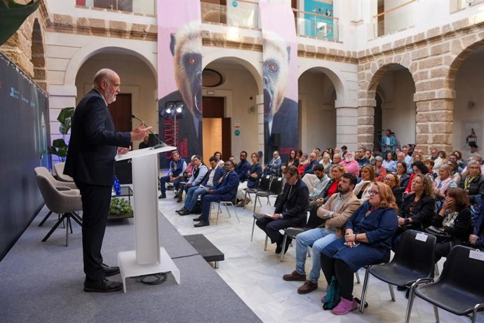 Javier Vidal, vicepresidente segundo y responsable del Servicio de Memoria de la Diputación de Cádiz.
