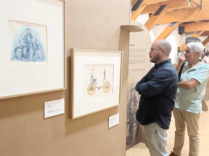 Imagen de la inauguración de una de las exposiciones promovidas por la Recicladora Cultural de la Ciuden.