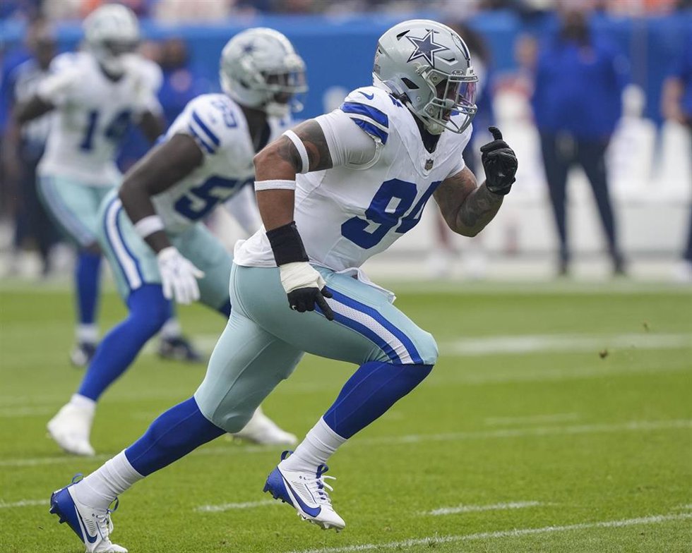 Marshawn Kneeland durante un partido con los Dallas Cowboys