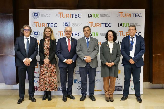 Inauguración del Congreso Internacional de Turismo y TIC, Turitec, en el Palacio de Ferias de Málaga (Fycma).