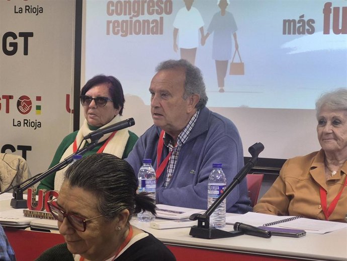 El 12º Congreso regional de UJP UGT reelige por unanimidad a Tomás Latasa como secretario general