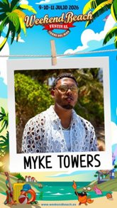 Foto: Myke Towers confirma su actuación en Weekend Beach Festival 2026