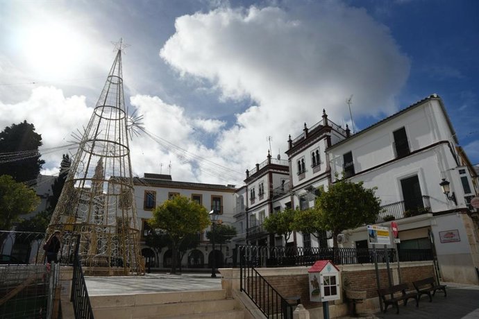 Árbol de Navidad en la Plaza del Carmen de Estepa (Sevilla)