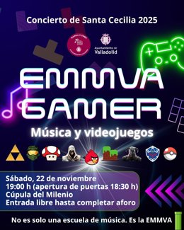 La Banda y Coro EMMVA presentan 'EMMVA GAMER: Música y Videojuegos' en la Cúpula del Milenio