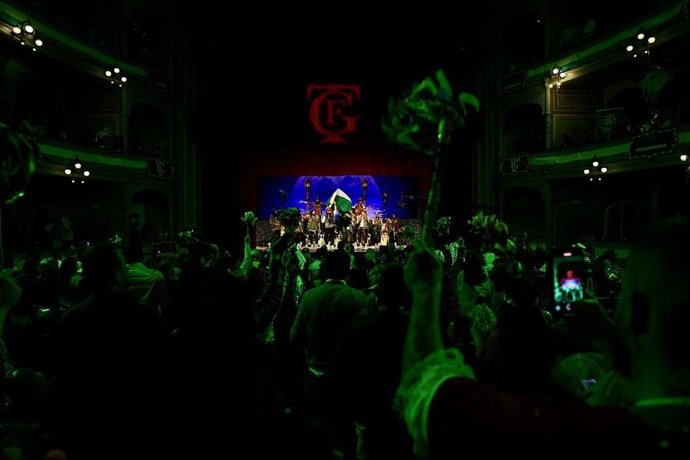 Archivo - Gran final del COAC de Cádiz en el Gran Teatro Falla, a 28 de febrero de 2025.