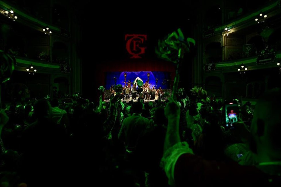Archivo - Gran final del COAC de Cádiz en el Gran Teatro Falla, a 28 de febrero de 2025.