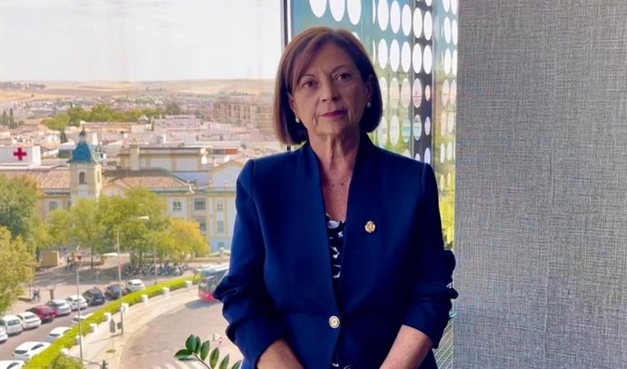 La presidenta del Colegio de Médicos de Huelva, Mercedes Ramblado. Imagen de archivo. 