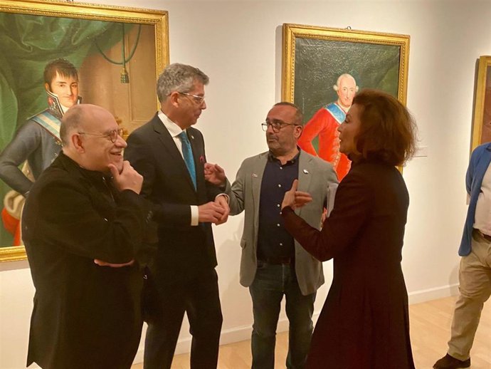 Inauguración de la exposición 'La Real Audiencia de Extremadura. Historia de una colección artística'