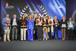 La viceconsejera de Acción Cultural, Mar Sancho, participa en el acto de entrega de los XIII Premios Pódium del Deporte de Castilla y León, que se ha celebrado en el Monasterio de Nuestra Señora de Prado, en Valladolid