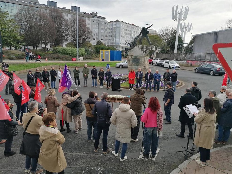 Archivo - Acto de recuerdo a Amador Rey y Daniel Niebla en Ferrol