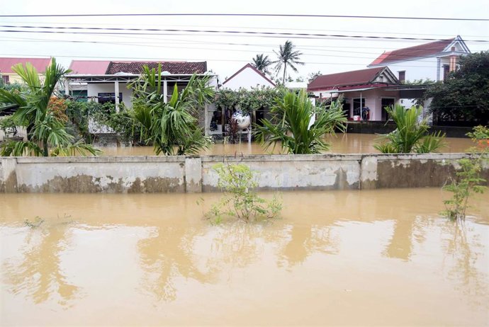 Imagen de archivo de las inundaciones en Vietnam.
