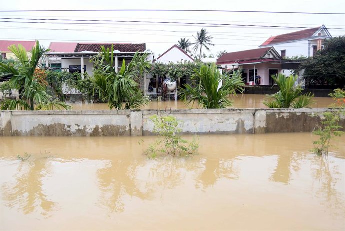 Imagen de archivo de las inundaciones en Vietnam.