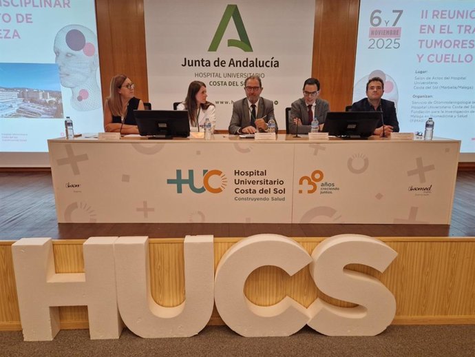 Este encuentro, organizado por el Servicio de Otorrinolaringología y Oncología Médica del HUCS con la colaboración de la Unidad de Investigación e innovación del HUCS y la Fundación para la Investigación de Málaga en Biomedicina y Salud