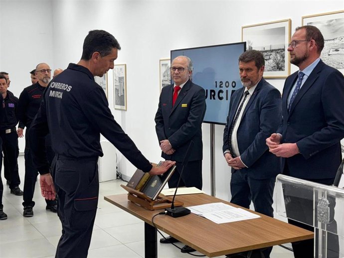 Toma de posesión de los nuevos efectivos del Servicio de Extinción de Incendios y Salvamento (SEIS) del Ayuntamiento de Murcia