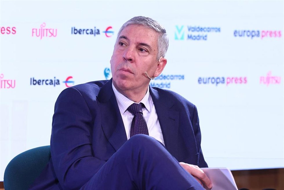 El presidente de Ifema Madrid, José Vicente de los Mozos, durante un desayuno informativo de Europa Press