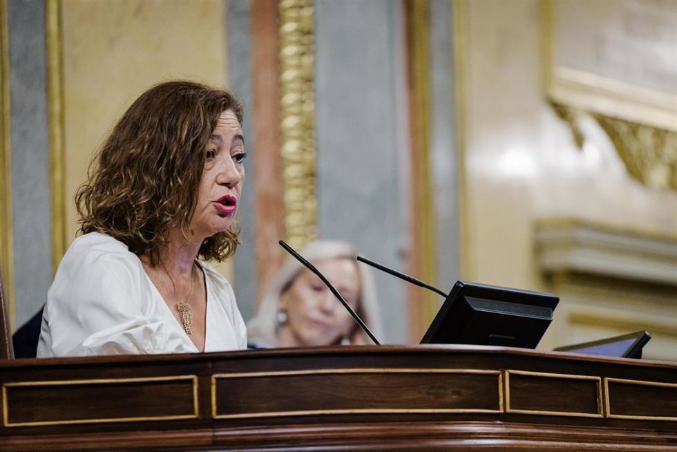 Archivo - La presidenta del Congreso, Francina Armengol