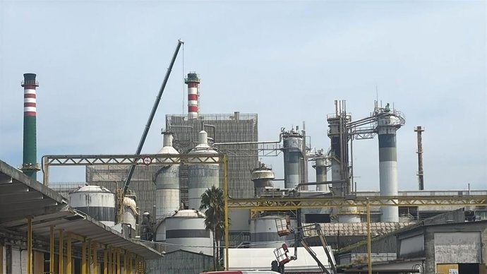 Archivo - Arquivo - A fábrica de Ence en Pontevedra