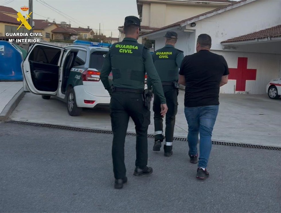 Momento de la detención.