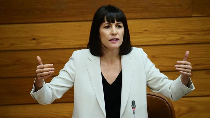 LA PORTAVOZ NACIONAL DEL BNG, ANA PONTÓN.