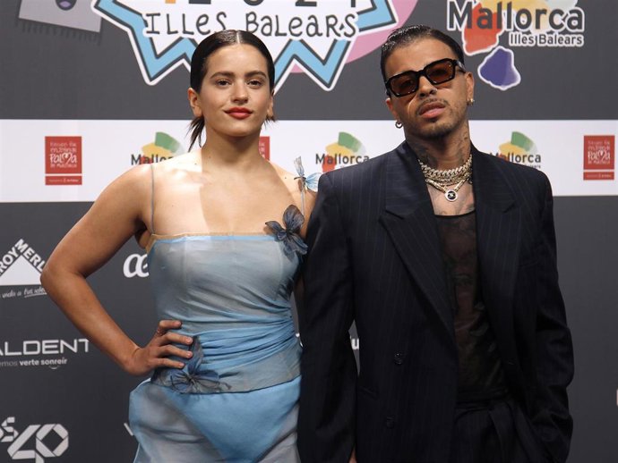 Archivo - Rosalía y Rauw Alejandro en una imagen de archivo