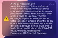 La jueza de la dana une a la causa un correo de las 18.37 horas de un técnico de Emergencias con un borrador de ES-Alert