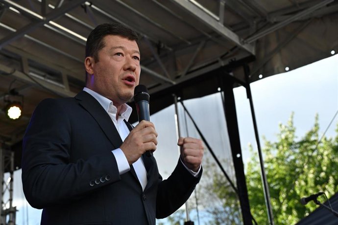 Archivo - El líder del partido ultraderechista Libertad y Democracia Directa, Tomio Okamura, en una imagen de archivo. 