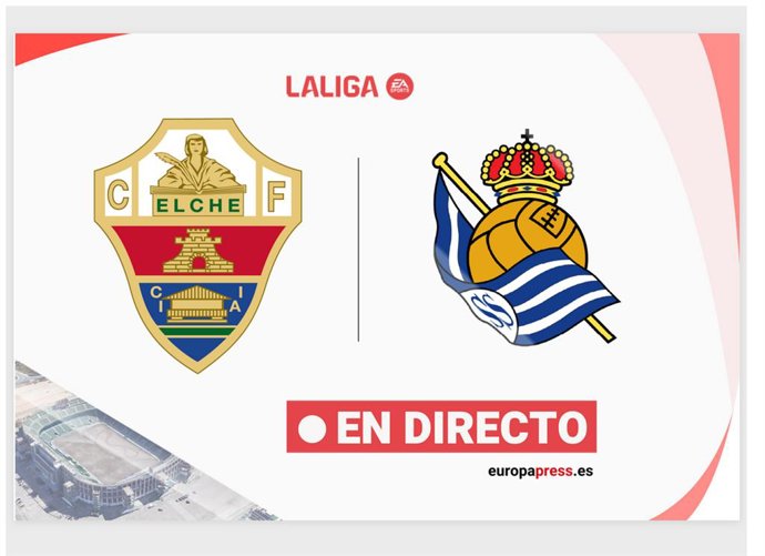 Onces Iniciales probables: Elche - Real Sociedad: resumen y estadísticas del partido de la jornada 12 de LaLiga EA Sports