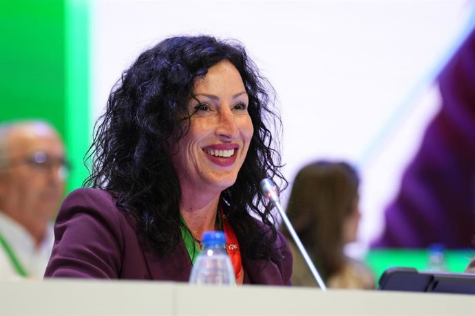 La alcaldesa de Almería, María del Mar Vázquez, elegida presidenta del 17 Congreso del PP-A, que se celebra en Sevilla desde este viernes y hasta el domingo