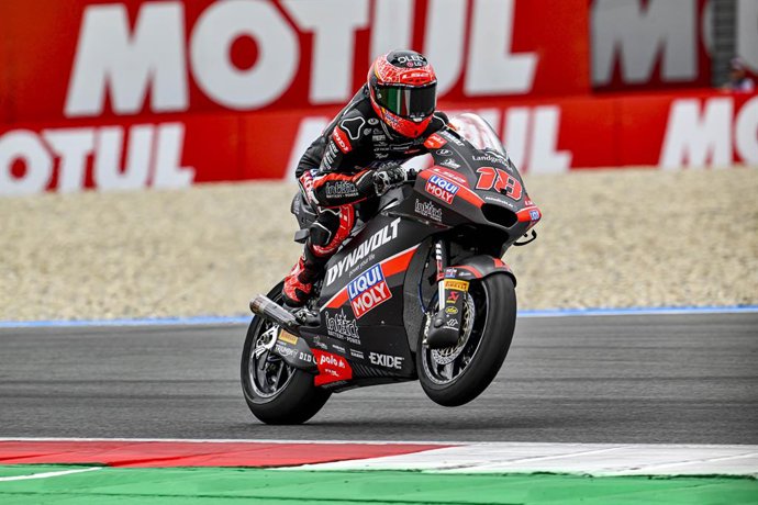 Archivo - 18 GONZALEZ Manuel (spa), Liquid Moly Dynavolt Intact GP,Kalex Moto2, action during the 2025 Moto2 Motul Grand Prix of the Netherlands, Netherlands GP, on the TT Circuit Assen, from June 27 to 29, in Netherlands - Photo Studio Milagro / DPPI