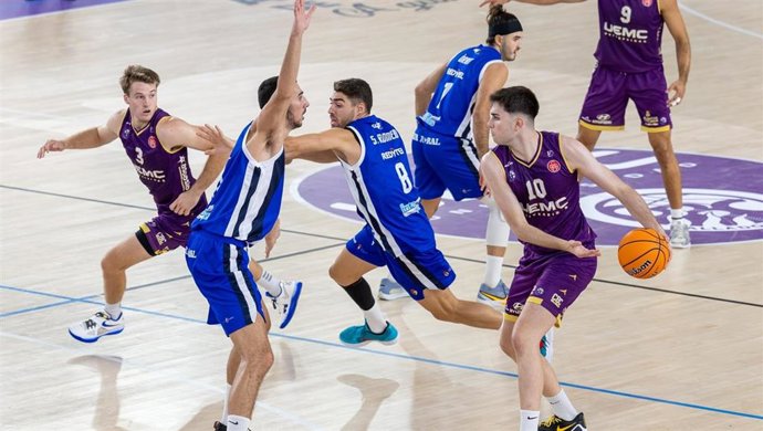 Imagen de un partido del UEMC Valladolid de baloncesto.