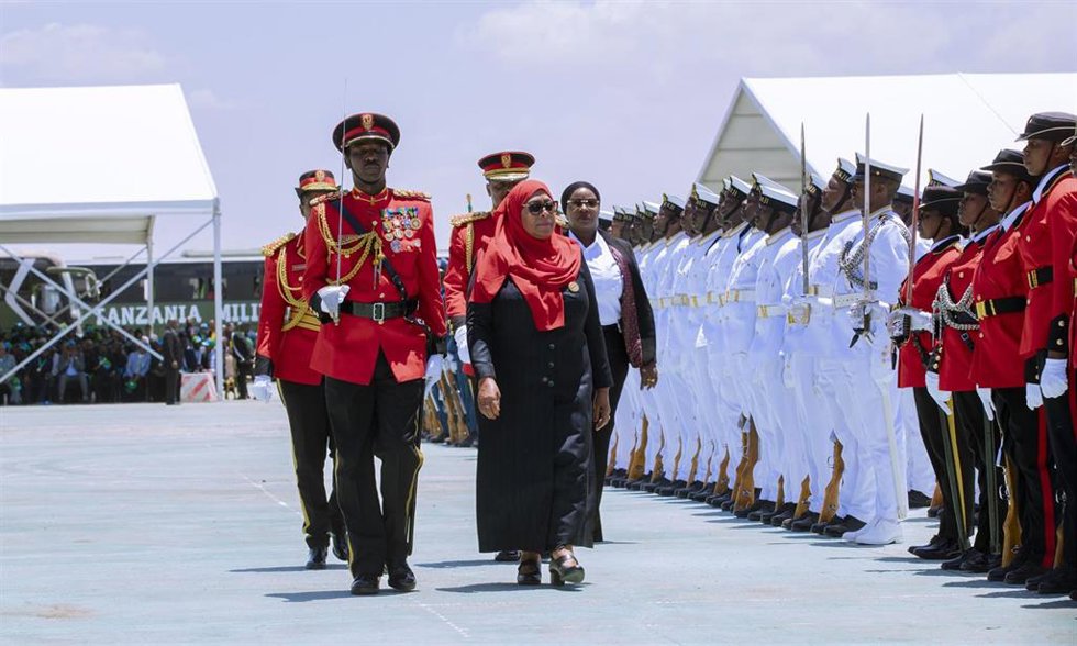 La presidenta de Tanzania, Samia Suhulu Hasan