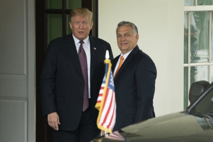 Archivo - Donald Trump recibe a Viktor Orbán en la Casa Blanca en 2019 (imagen de archivo) 