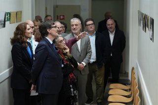 Canvi de nom del CAP Els Corts com CAP Ernest Lluch, 7 de novembre de 2025, a Barcelona, Catalunya (Espanya).