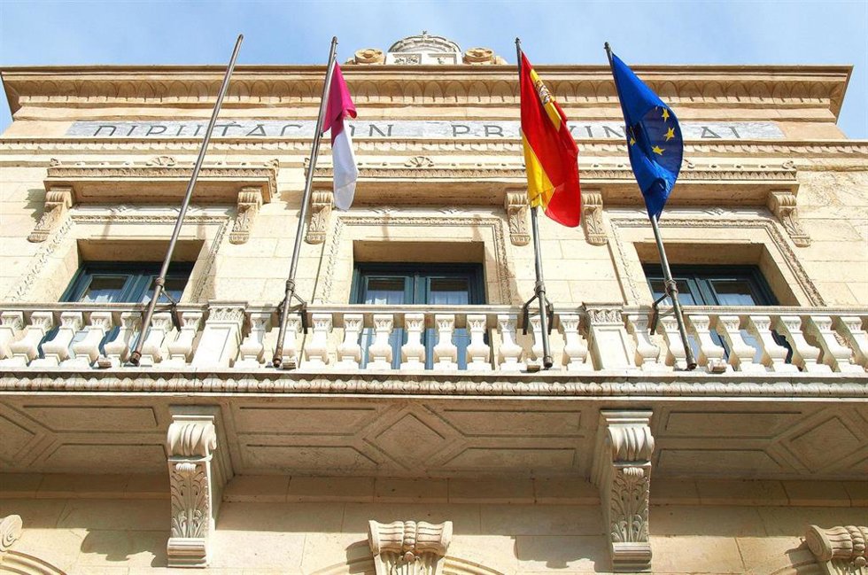 Archivo - Fachada de la Diputación de Cuenca.