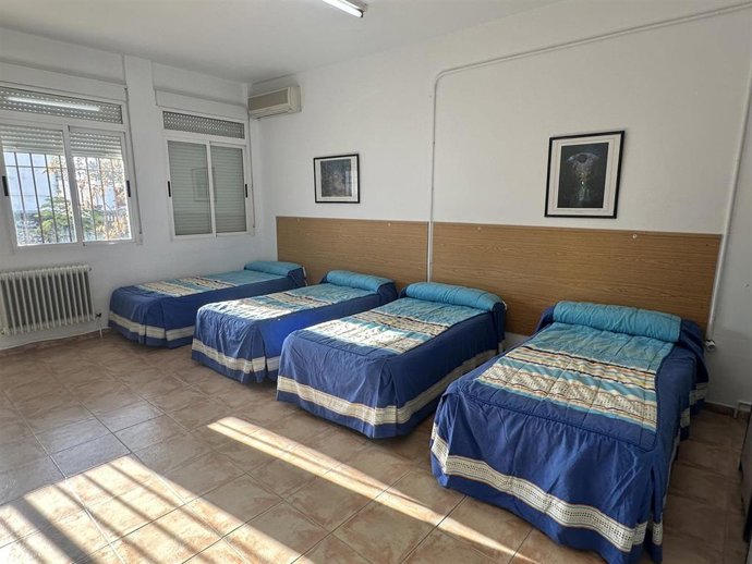 Archivo - Interior del albergue de temporeros de Baeza (Jaén) en imagen de archivo.