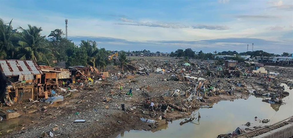 Filipinas tras el paso del tifón 'Kalmaegi'.