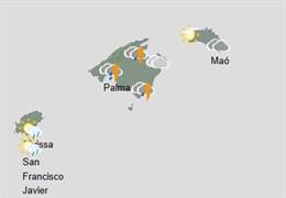 El tiempo hoy, sábado 8 de noviembre, en Baleares