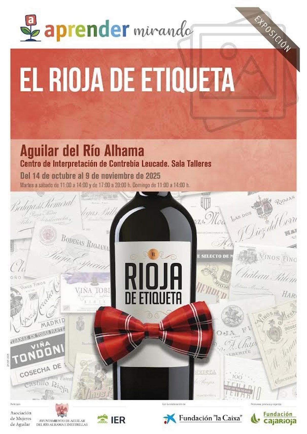 Este domingo, último día para disfrutar de la exposición El Rioja de etiqueta en Contrebia Leucade