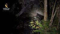 La Guardia Civil rescata a dos espeleólogos atrapados por el agua en una cueva de Picos de Europa esta madrugada
