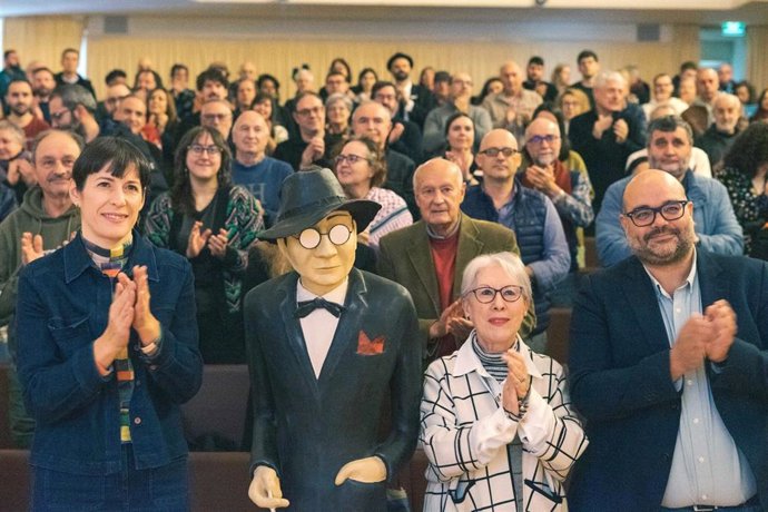 La portavoz nacional del BNG, Ana Pontón, en la apertura del 'Simposio Castelao', a 8 de noviembre de 2025.