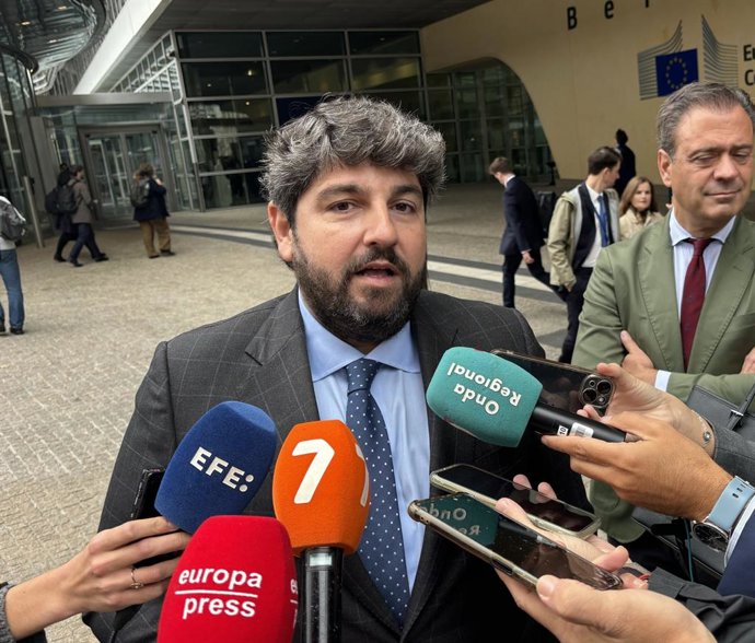 El presidente de la Región de Murcia, Fernando López Miras