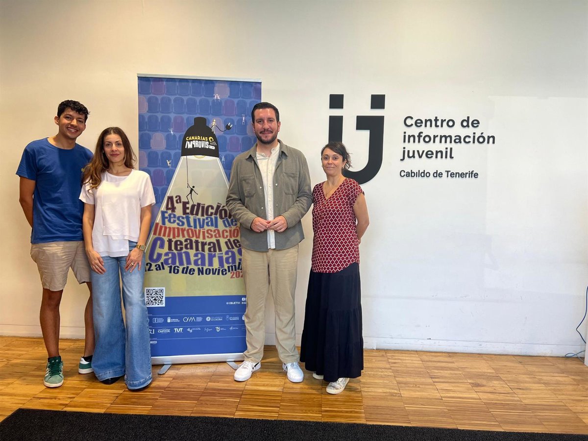 El Cabildo de Tenerife ofrece este noviembre a jóvenes una formación gratuita de iniciación a la improvisación teatral