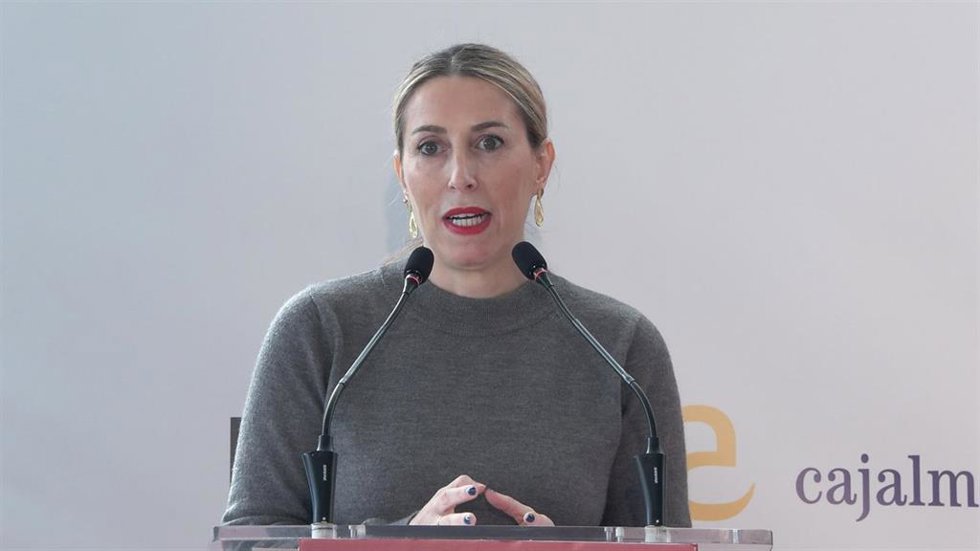 Archivo - La presidenta de la Junta de Extremadura, María Guardiola.