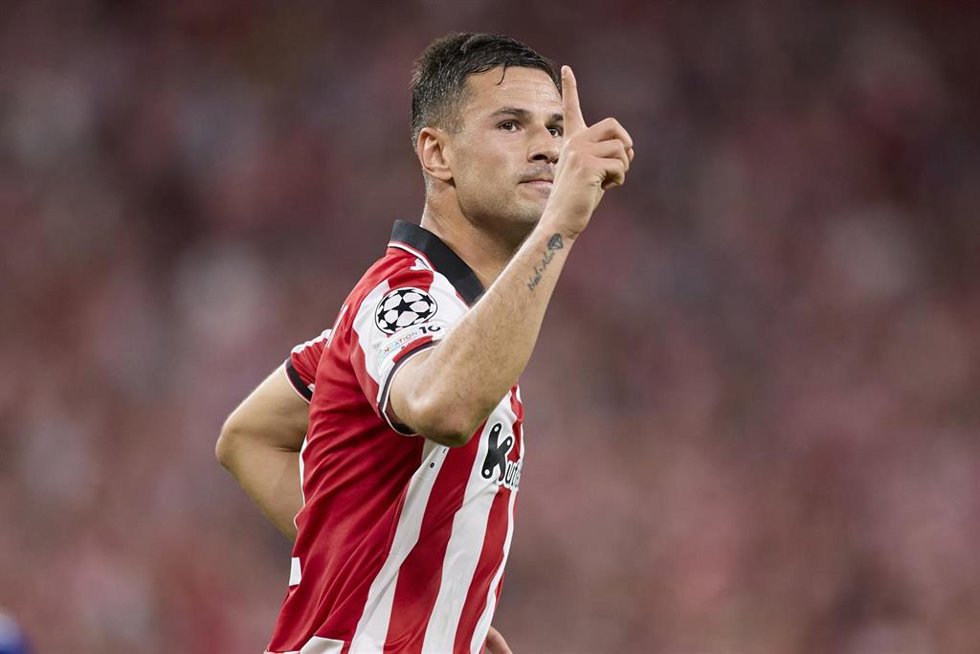 El jugador del Athletic Club Gorka Guruzeta.