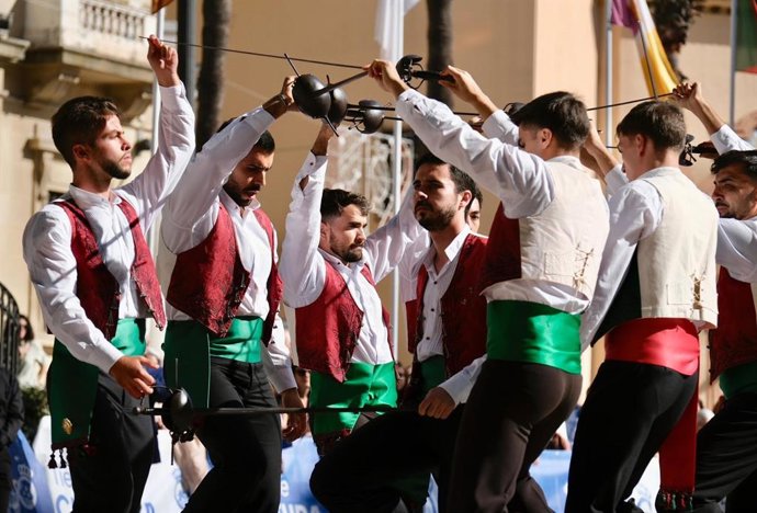 Imagen del segundo Encuentro de Danzas y Folclore Tradicional de la Provincia de Huelva.