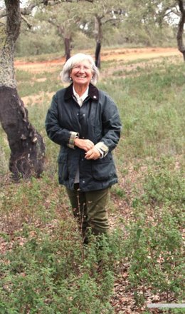 La presidenta de la Asociación de Propietarios Onubenses de Montes (APOM) , Rocío Acosta.